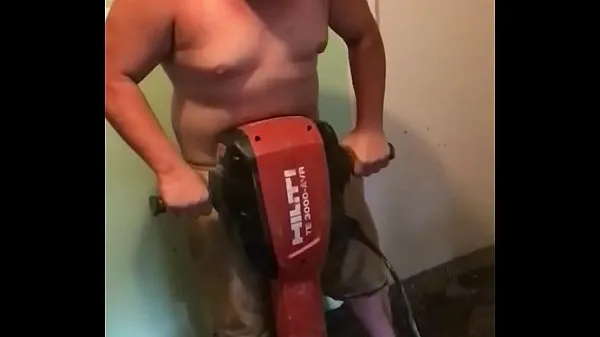 Best Uncensored Construction) Bouncy Tits With A JackHammer power Videos