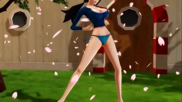 Najlepsze filmy MMD One Piece- Nico Robin twerking and dancing mocy