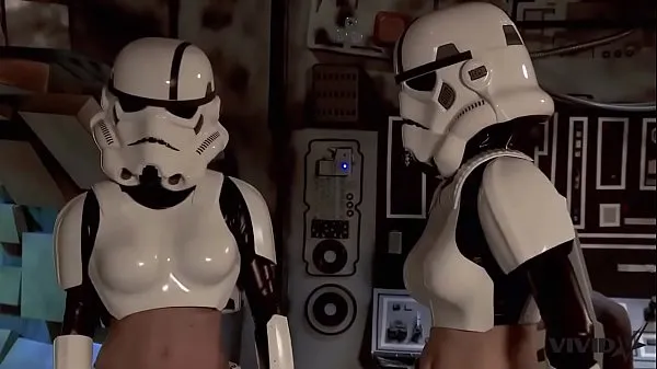 Najboljši videoposnetki Vivid Parody - 2 Storm Troopers enjoy some Wookie dick moči