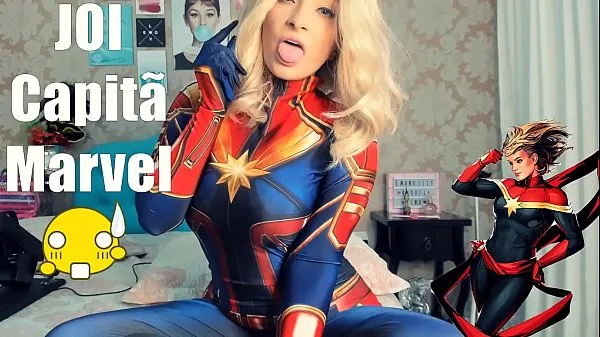 Die besten Joi portugues capita marvel cosplay sex machine macht boquete deep throat boasting in brüste und genießen in arsch erstaunlich joi Power-Videos