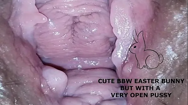 최고의 Cute bbw bunny, but with a very open pussy 파워 비디오