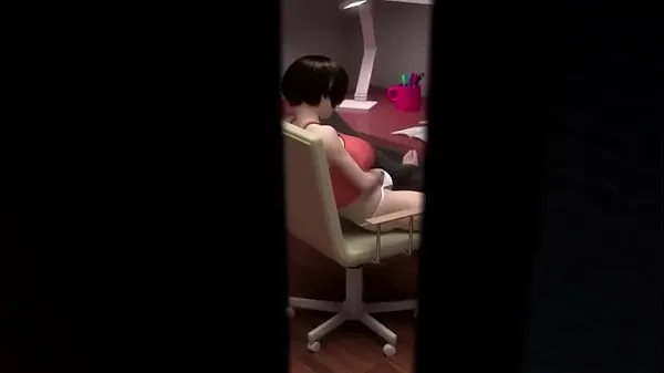 I migliori video Hentai 3D | Sorella sorpreso a masturbarsi e scopare power