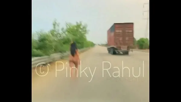 Best Pinky Naked dare on Indian Highways power Videos