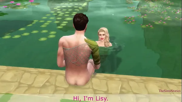 최고의 Sims 4 Innocent blonde fucked by a stranger on an island by the pool, my real voice 파워 비디오