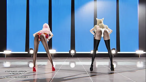 Video kuasa MMD] HyunA - Lip & Hip Ahri Seraphine BunnyGirl Sexy Hot Dance terbaik