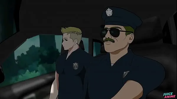 Najlepsze filmy Gay ) Crown Police Lieutenant likes to sit on the rookie roll - Gay Bara Yaoi mocy